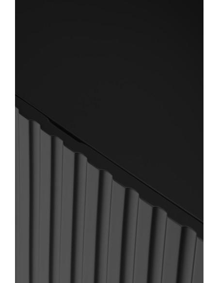 Aparador DORIC 149 cm, Negro / Interior Antracita - Teulat