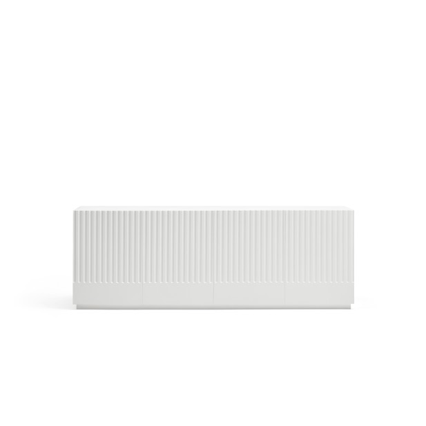 Aparador DORIC 198 cm, Blanco / Int. Crema - Teulat; Vackart; 14941_TE