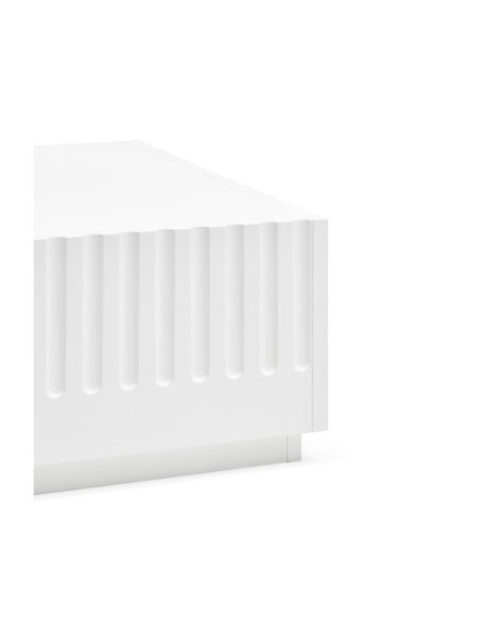 Mesa de Centro DORIC, Blanco / Interior Crema - Teulat