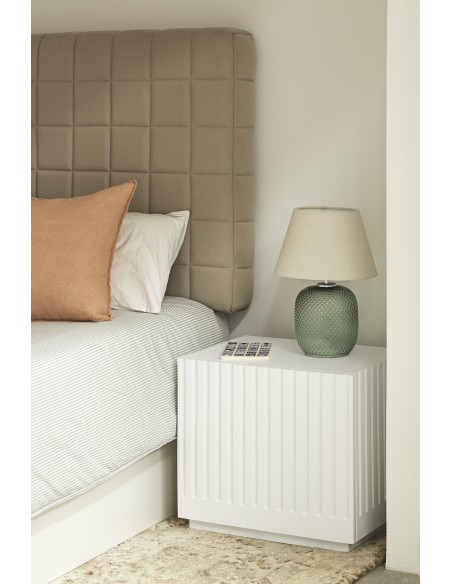 Mesita DORIC, Blanco / Interior Crema - Teulat