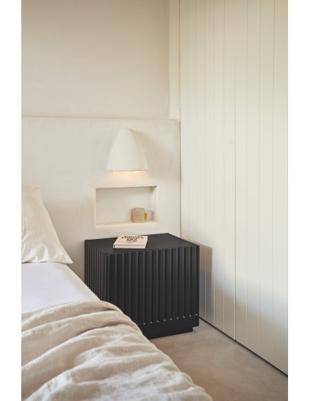 Mesita DORIC, Negro / Interior Antracita - Teulat