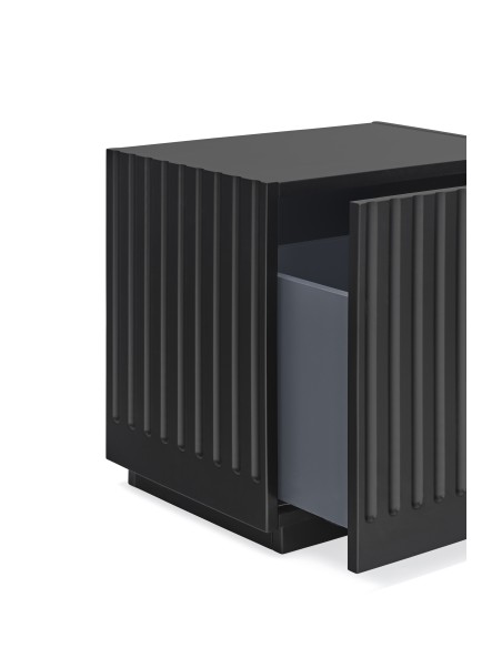 Mesita DORIC, Negro / Interior Antracita - Teulat