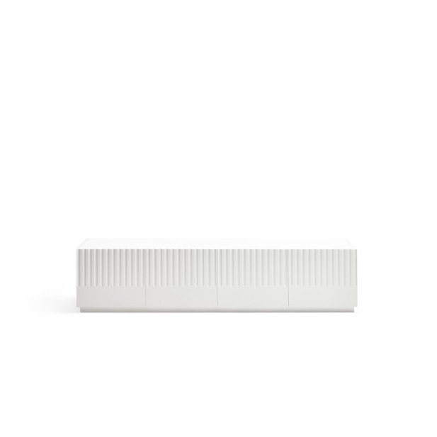 Mueble TV DORIC, Blanco / Interior Crema - Teulat; Vackart; 14942_TE