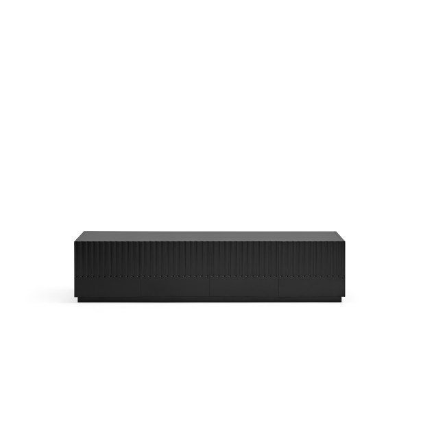 Mueble TV DORIC, Negro / Int. Antracita - Teulat; Vackart; 14945_TE