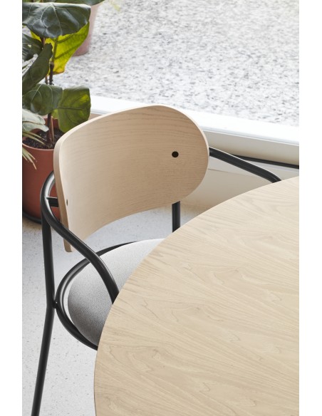 Silla con Brazos ECLIPSE, Natural Claro - Teulat