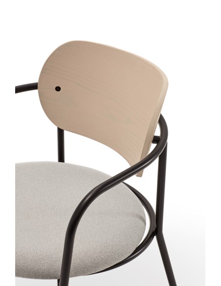 Silla con Brazos ECLIPSE, Natural Claro - Teulat