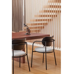 Silla con Brazos ECLIPSE, Negro - Teulat; Vackart; 16481_TE 2