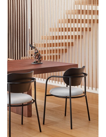 Silla con Brazos ECLIPSE, Negro - Teulat