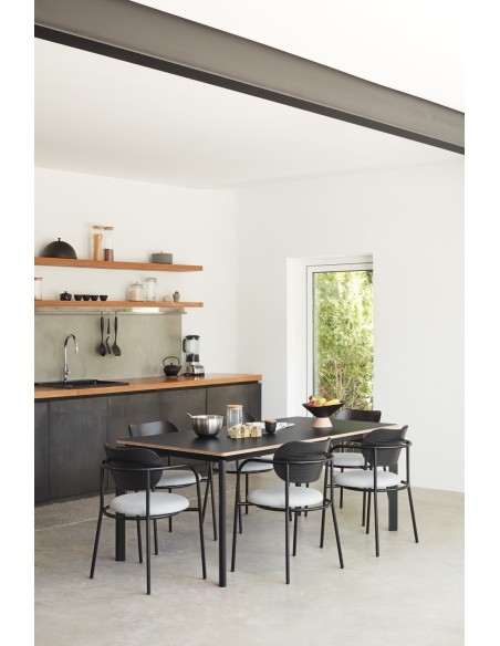 Silla con Brazos ECLIPSE, Negro - Teulat