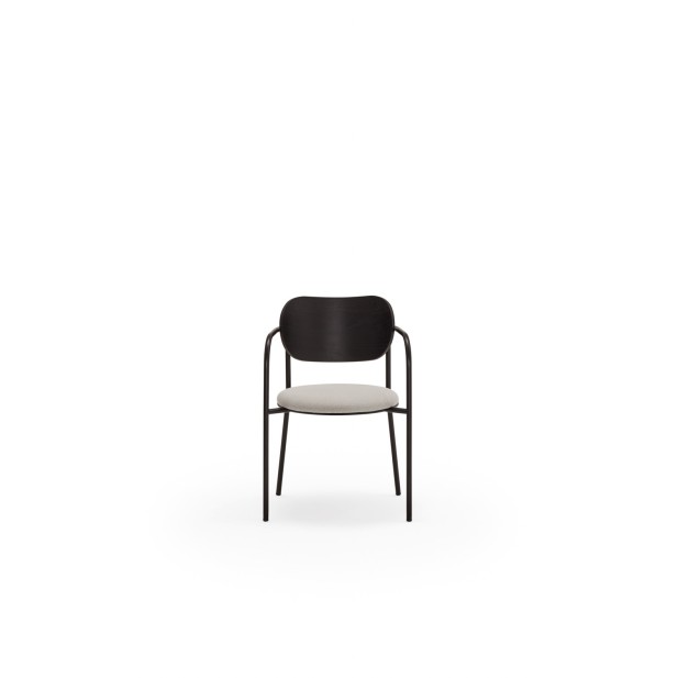 Silla con Brazos ECLIPSE, Negro - Teulat