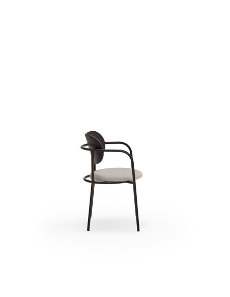 Silla con Brazos ECLIPSE, Negro - Teulat