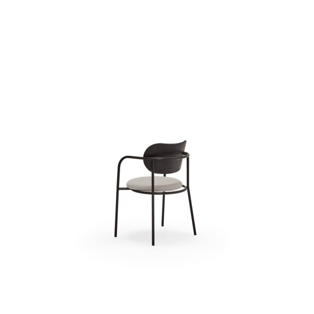 Silla con Brazos ECLIPSE, Negro - Teulat