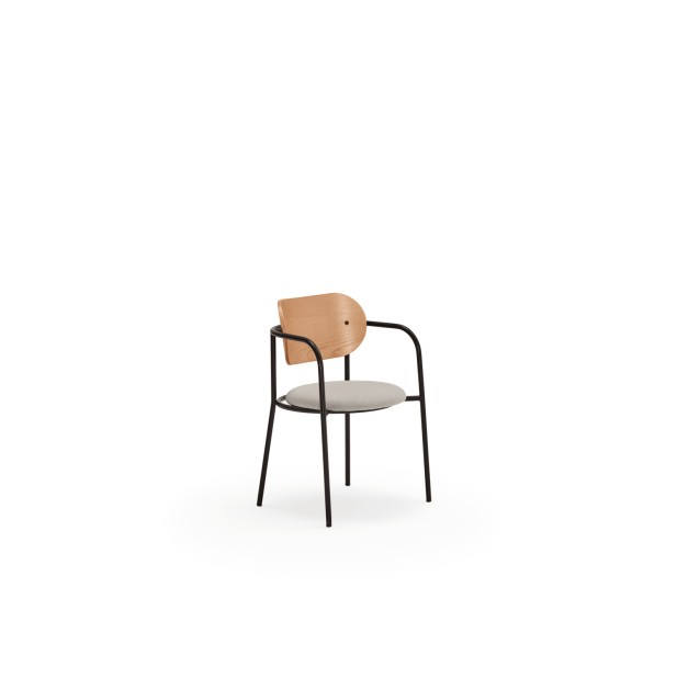 Silla con Brazos ECLIPSE, Roble - Teulat; Vackart; 16479_TE