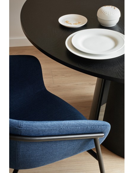 Silla con Brazos HUG, Azul Oscuro - Teulat