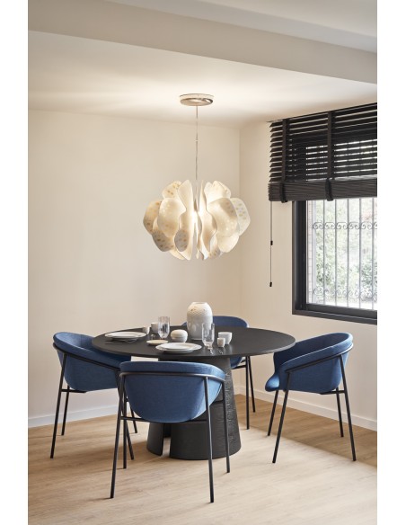 Silla con Brazos HUG, Azul Oscuro - Teulat