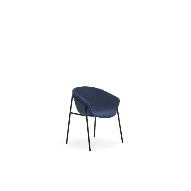 Silla con Brazos HUG, Azul Oscuro - Teulat; Vackart; 15083_TE