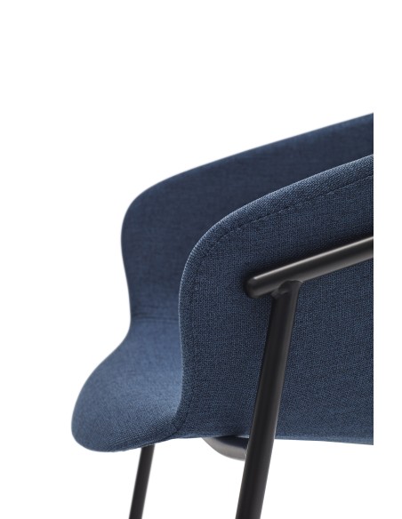 Silla con Brazos HUG, Azul Oscuro - Teulat