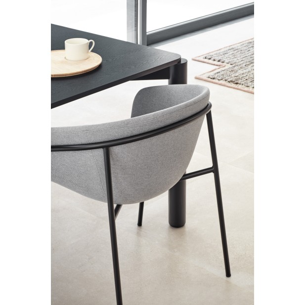 Silla con Brazos HUG, Gris Claro -...