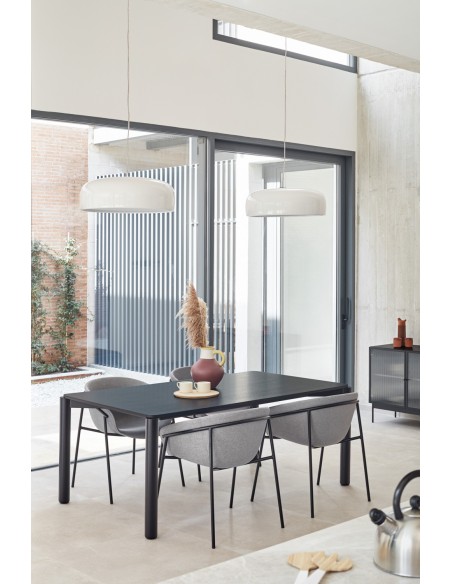 Silla con Brazos HUG, Gris Claro - Teulat