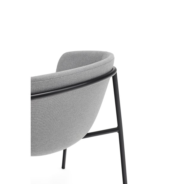 Silla con Brazos HUG, Gris Claro -...