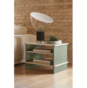 Mesita INARI, 2 Estantes / Arena / Verde - Teulat; Vackart; 18775_TE 2