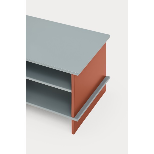 Mesita INARI, 2 Estantes / Gris Perla...