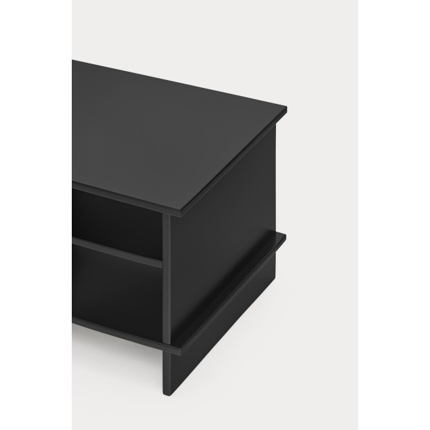 Mesita INARI, 2 Estantes / Negro -...