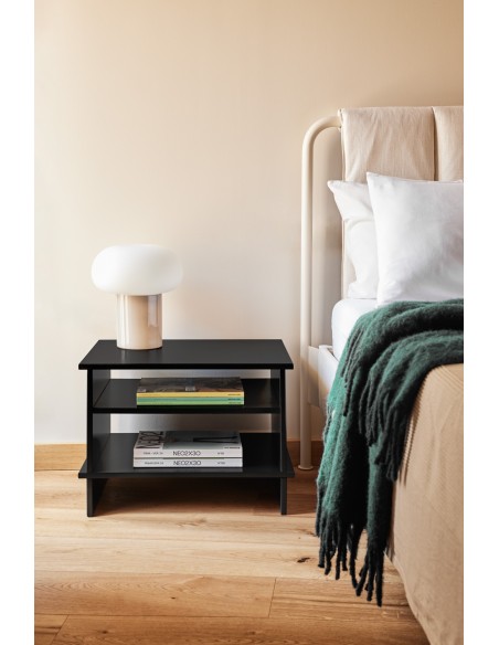 Mesita INARI, 2 Estantes / Negro - Teulat