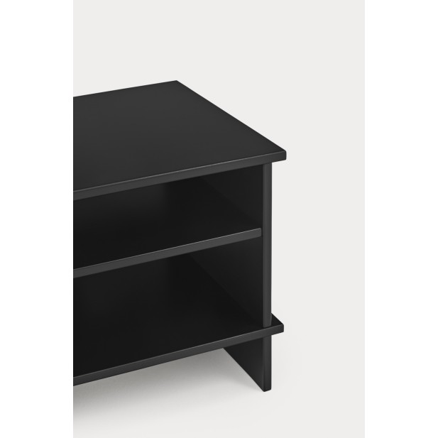 Mesita INARI, 2 Estantes / Negro -...