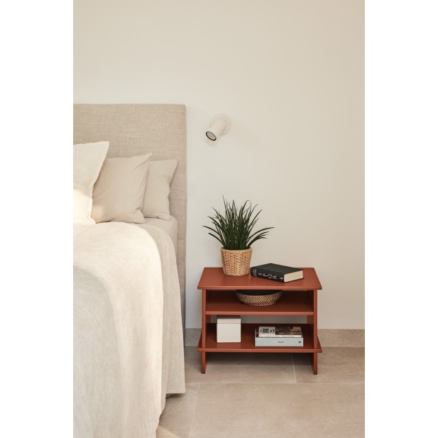 Mesita INARI, 2 Estantes / Teja - Teulat