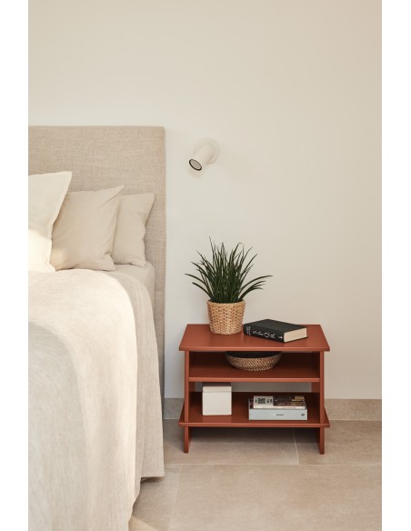 Mesita INARI, 2 Estantes / Teja - Teulat