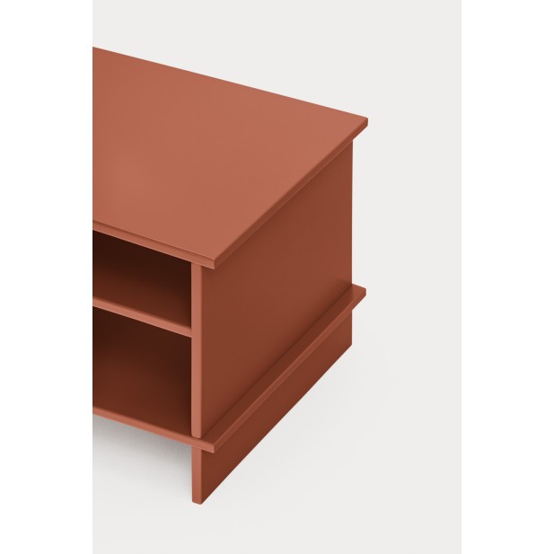 Mesita INARI, 2 Estantes / Teja - Teulat