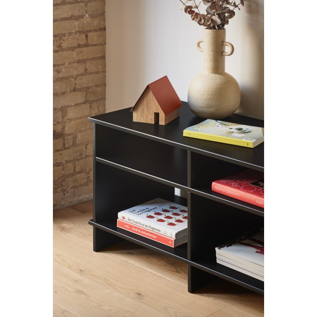 Mueble TV INARI 180 cm / Negro - Teulat