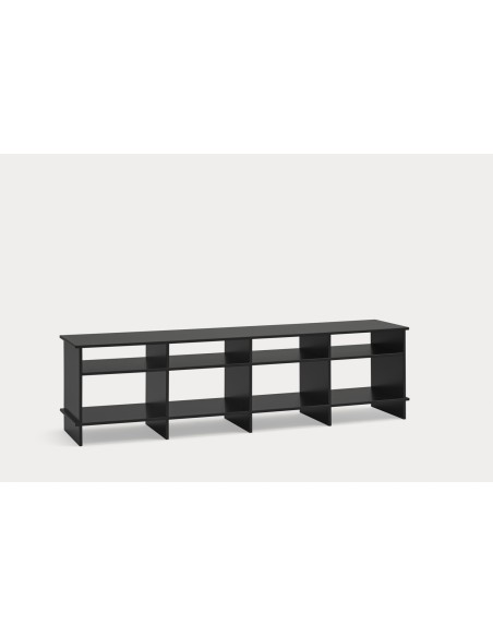 Mueble TV INARI 180 cm / Negro - Teulat