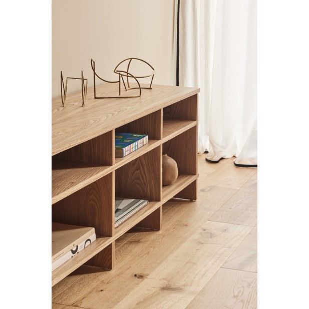 Mueble TV INARI 180 cm / Roble - Teulat