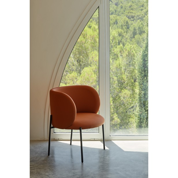 Butaca MOGI, PU Terracota - Teulat