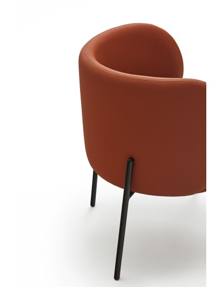 Butaca MOGI, PU Terracota - Teulat