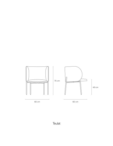 Butaca MOGI, PU Beige - Teulat