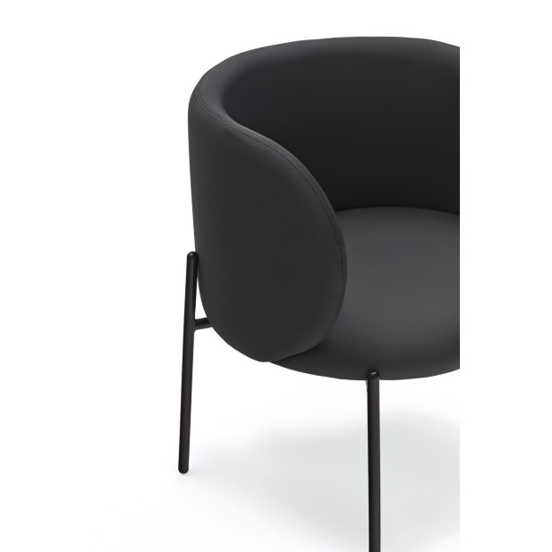 Butaca MOGI, PU Negro - Teulat