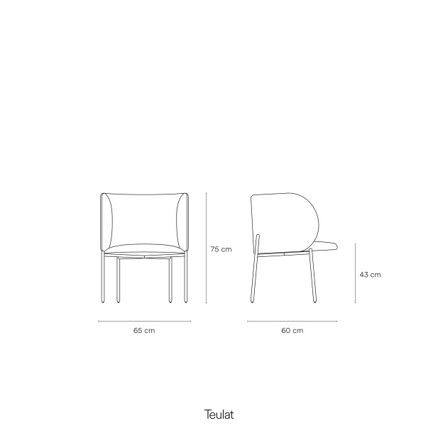 Butaca MOGI, Gris Claro - Teulat