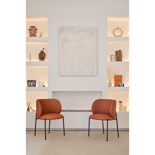 Silla MOGI, PU Terracota - Teulat