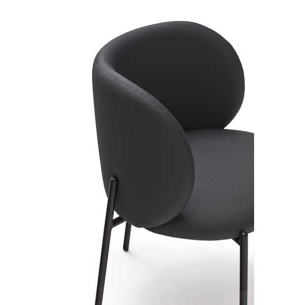 Silla MOGI, PU Negro - Teulat