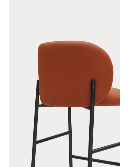Taburete MOGI 65 cm, PU Terracota - Teulat