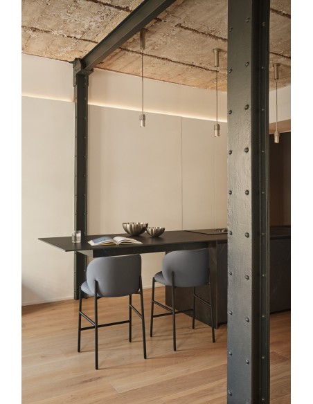 Taburete MOGI 65 cm, Gris Oscuro - Teulat