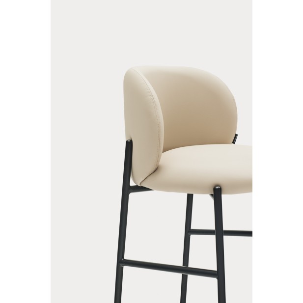 Taburete MOGI 75 cm, PU Beige - Teulat