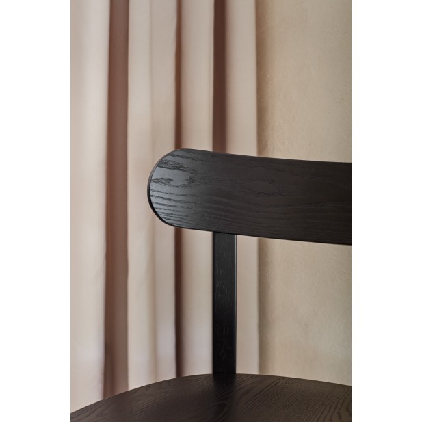 Silla NARA, Madera / Negro - Teulat