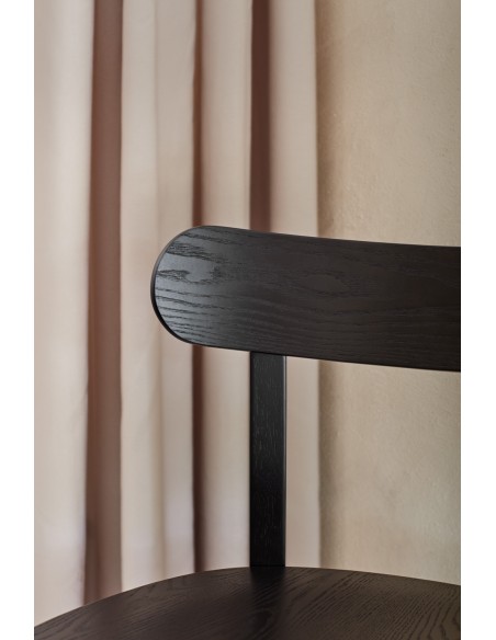 Silla NARA, Madera / Negro - Teulat
