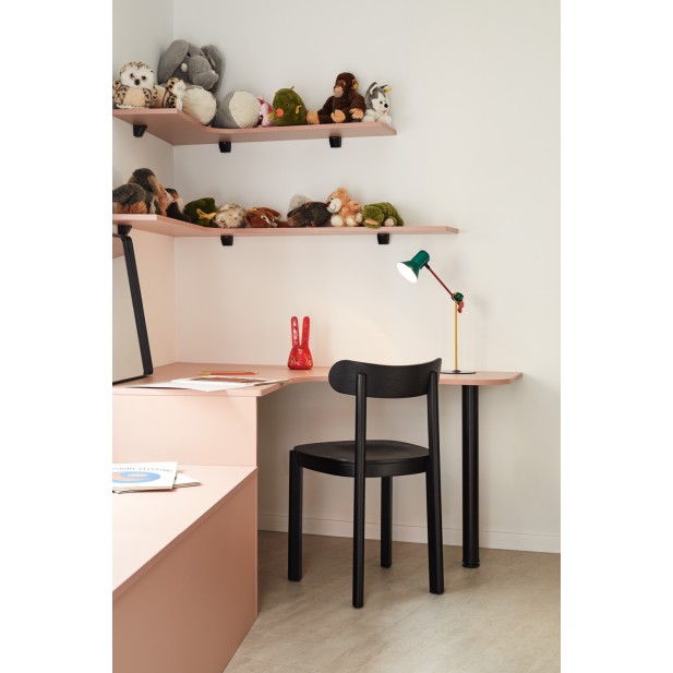 Silla NARA, Madera / Negro - Teulat