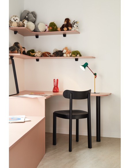 Silla NARA, Madera / Negro - Teulat