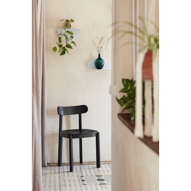 Silla NARA, Madera / Negro - Teulat